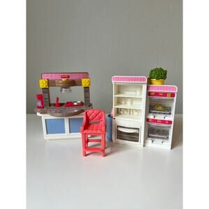 Fisher-Price Loving Family Dollhouse Kitchen set Replacement *Read 2014 Works